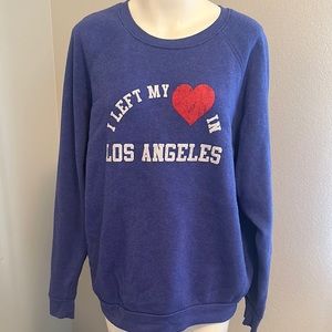BP Blue Los Angeles Heart Sweater XL